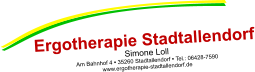 Ergotherapie Stadtallendorf Simone Loll Am Bahnhof 4 � 35260 Stadtallendorf � Tel.: 06428-7590 www.ergotherapie-stadtallendorf.de